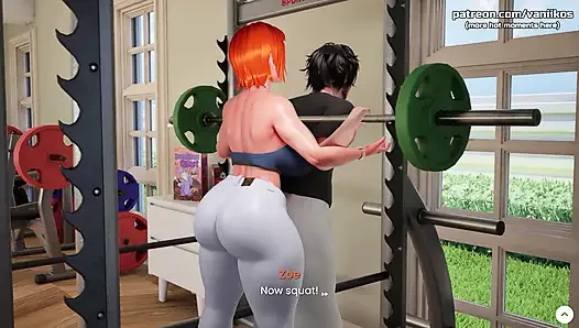 18yo Big Tits Redhead Stepsister Teen Face Fuck And Cum in Mouth With Huge Cock Stepbrother - Mansion Days - 3D Taboo Game