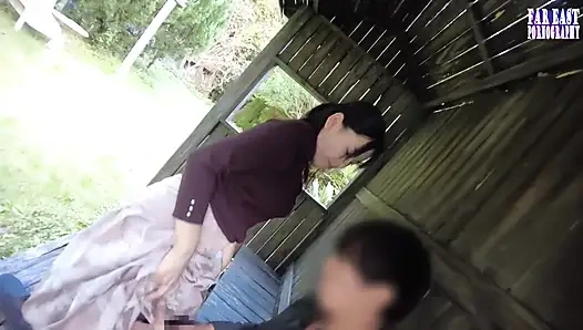 Skirt Side Tease Where Slick Grazing Turns to Instant Climax the Moment She Sinks in - 2