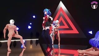Baile caliente y sexo cachondo (Hentai 3D)