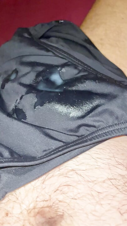 Cumming on stepdaughters swimmers