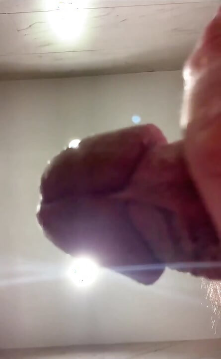 Hotel Bathroom Wank and Cum