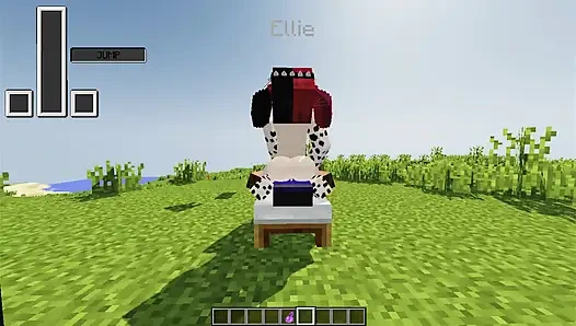 Beautiful girl dressed as a cow wants me to milk her and give her my milk