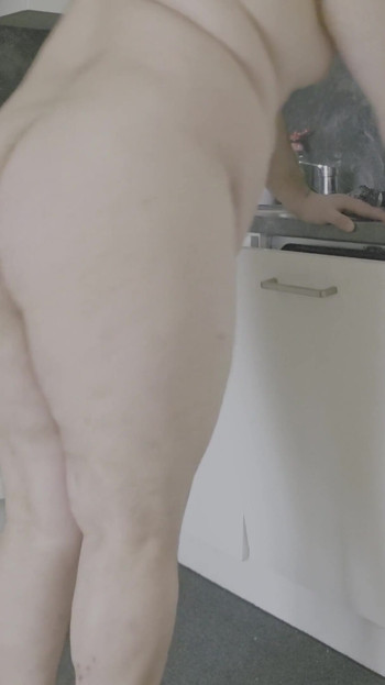 Key moment from "Little fat cock and morning coffee"
