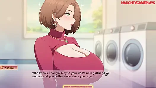 Sayaka My Naughty Milf Neighbor By Erebeta - Sexy Big Tits Stepmom Enjoying HOT SEX With Her New Neighbor