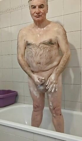 my dick in the shower