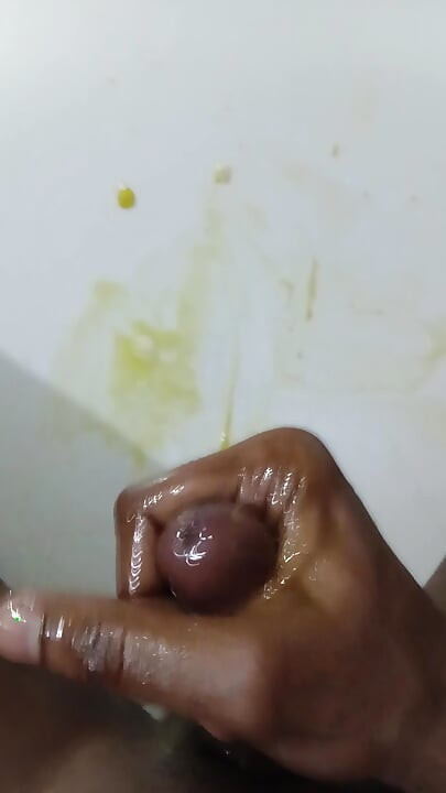 Masterbation With Oil and Saliva