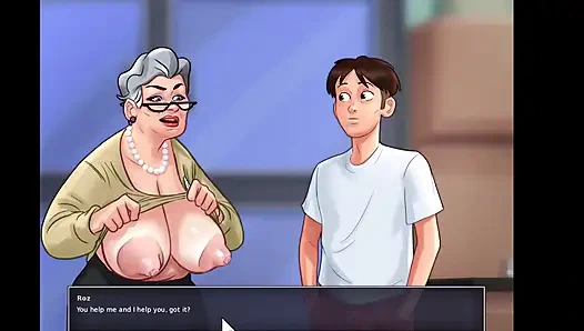 Summertime saga: I fucked old Roz