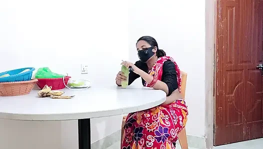 Under the table sex with My horny stepmom