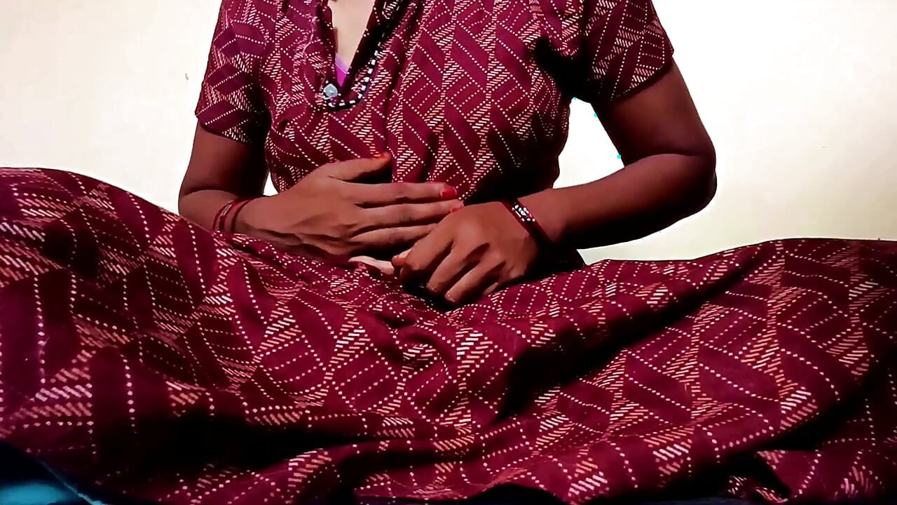 Ammu squeezes her breasts while wearing her nightie, turning up the heat 135