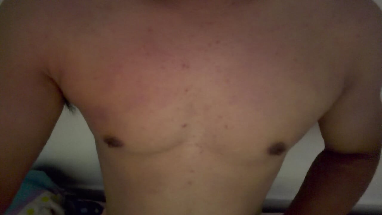 Boy Handsome Muscle Solo Cum Cock in House