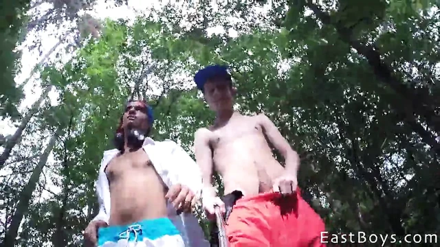 Cute Twinks Enjoying a Adventure Holidays