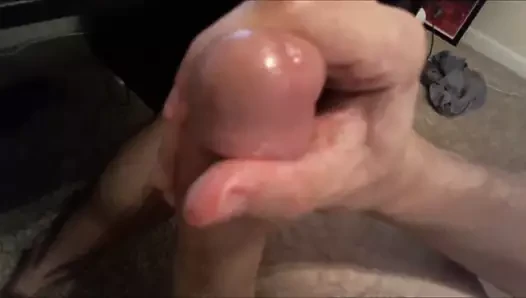 Slow jerk and cumshot