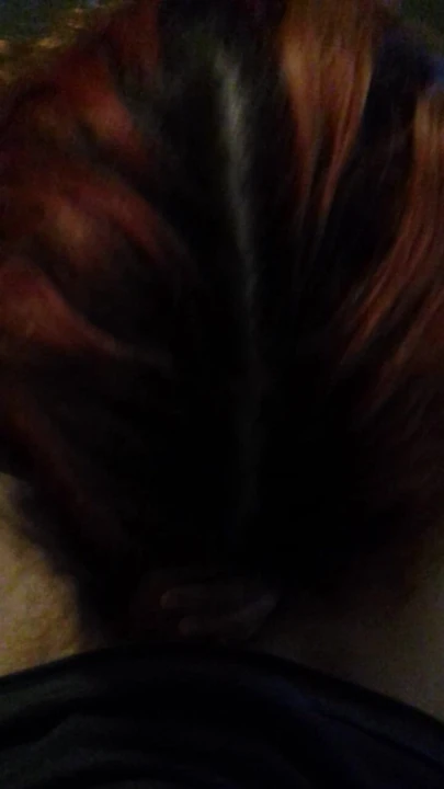 Giving hubby a blowjob