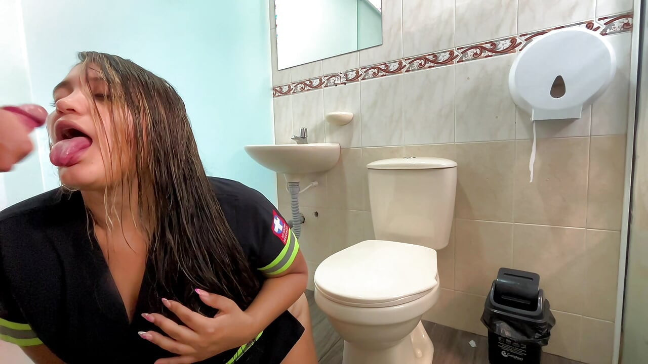PARAMEDICS have sex in the hospital bathroom