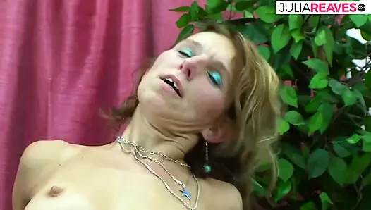 MILF with hairy pussy rides cock like a star