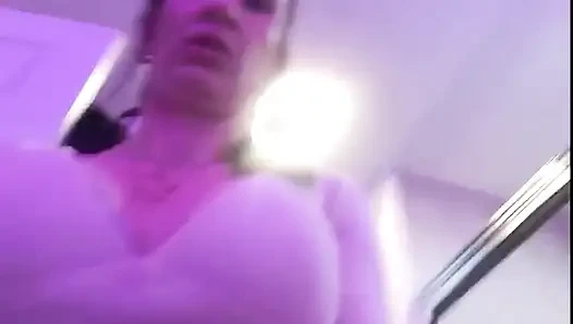 Zoey Portland Pornstar Playing with Her Pussy in the Bathroom Before Court