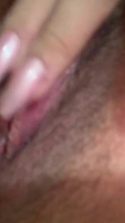 Sexy mom jerks off her big hairy pussy until she cums | Clip 1