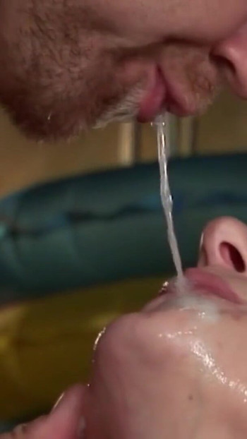 Iconic moment from "Extreme bizarre! Slut loves to be showered in cum and piss!"