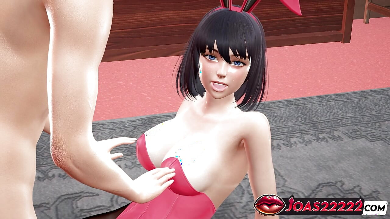 Ryuko tavşanı cosplay 3d animasyon - büyük meme masajı inliyor, sıkı amcık parmaklıyor, sansürsüz hentai'de vibratör fışkırtıyor
