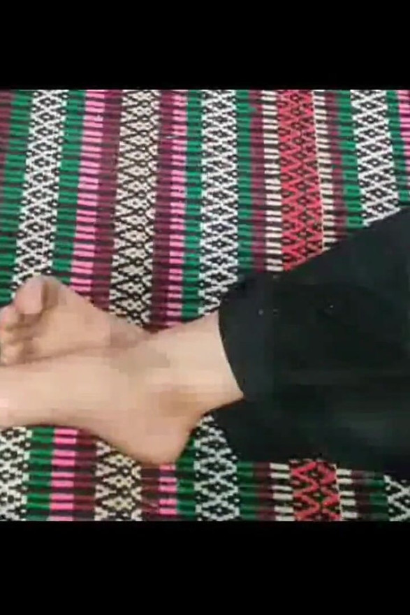 Slave Washes Her Owner's Feet 1