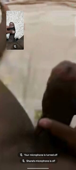 Two boys are in video call masterbating