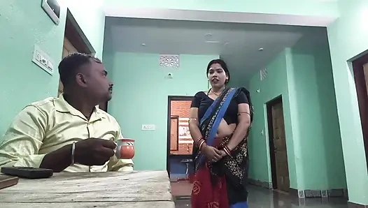 Горячая индийская милфа-горничная жена соблазняется и жестко трахается, секс-видео дези