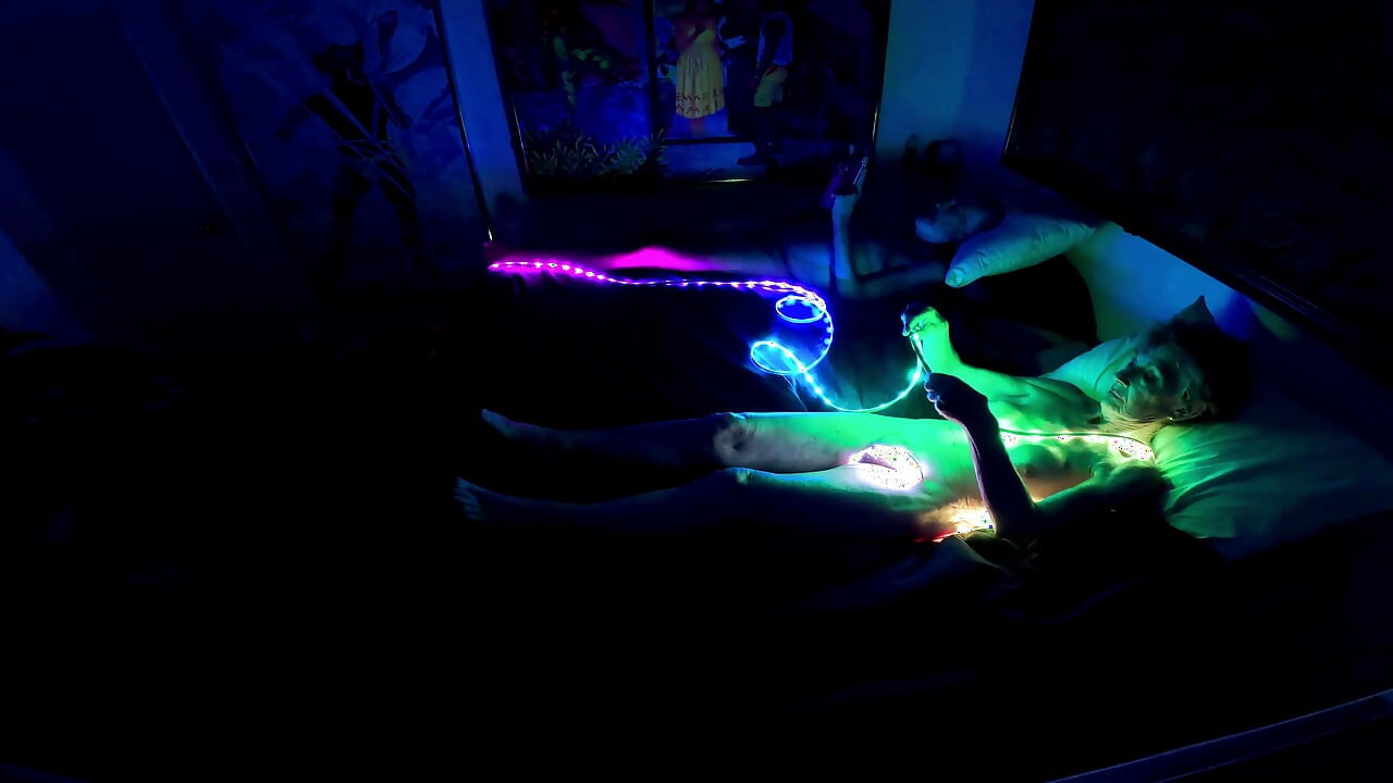 Two lighting experiments - One with Ultraviolet, The Other With an LED Strip