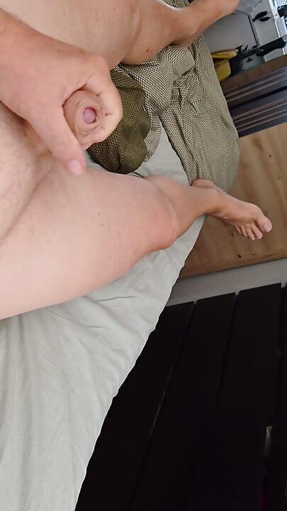 Caressing myself...
