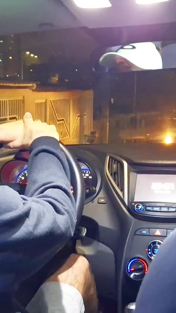 Epic moment from "Married woman shows her ass to the app driver and they end up having sex inside the car"