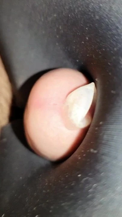 Jerk off in condom