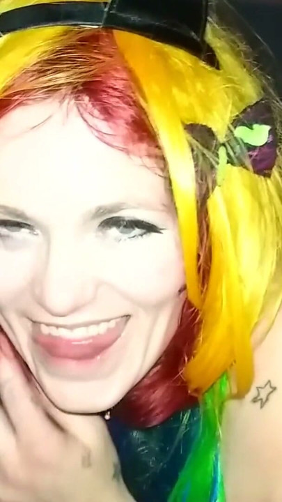 Raver Girl Vapes And Blows - MoxiBluez | Clip 3