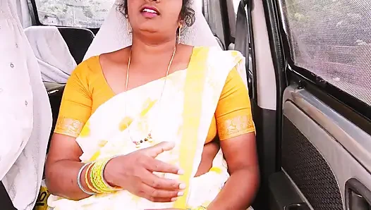 Indisches zimmermädchen, auto-sex mit hausbesitzer. Telugu dirtytalk.