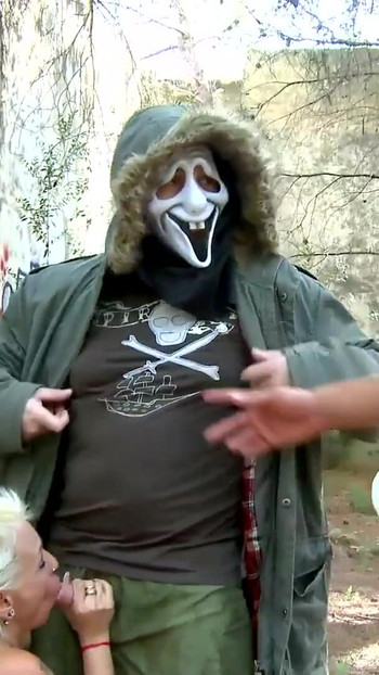 Memorable moment from "Cosplay couple is joined by stranger taking both dicks"