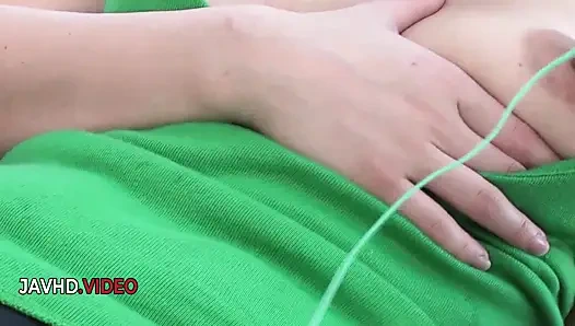 Сексуальное шоу с мастурбацией Yuwa Tokona с ее японской игрушкой-вибратором