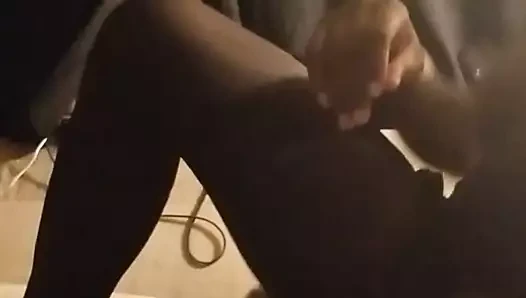 Külotlu çorap boşalması