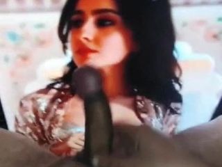 Sara Ali Khan e omaggio, video completo #Bigscreen, enorme carico di sperma