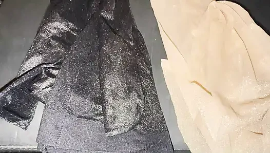 Transparan vücutlu transeksüel mit seksi higheels