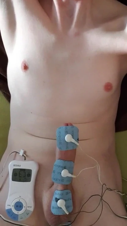 Memorable moment from "young gay electro estim part 3 with cumshot"