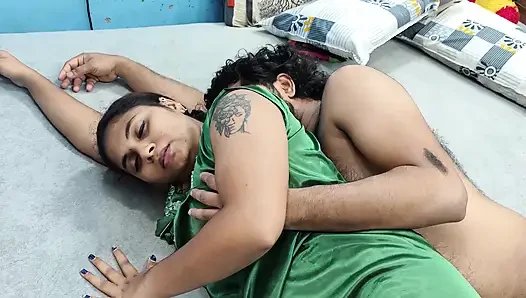 Hot ass kiss with feet romance in nighty then nighty lift and kiss and suck on hot ass