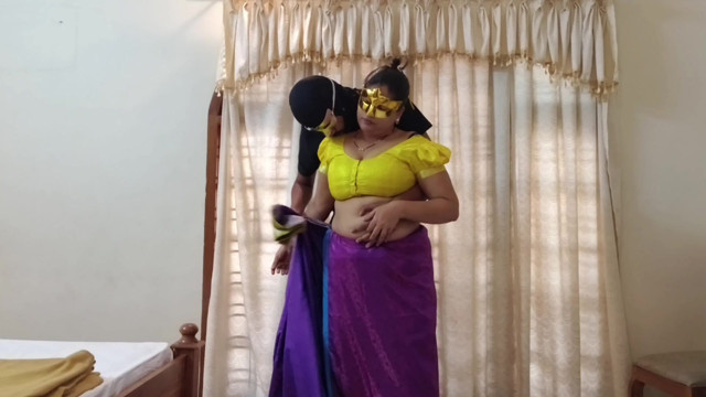 Indian Wife Fucking In Saree With Husband Friend