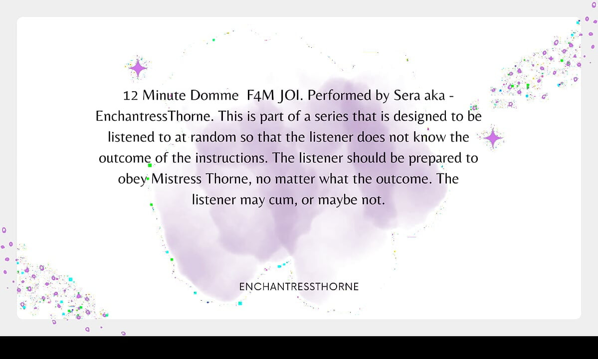 Femdom JOI Denial 05