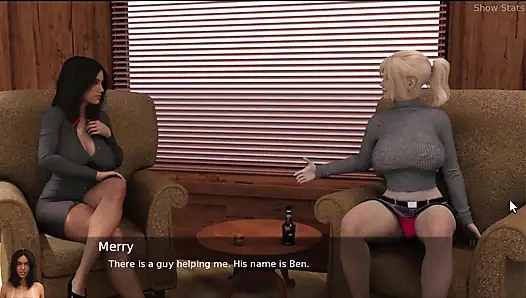 Проект с горячей женой No3: она обожает быть с завязанными глазами