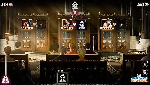 Sisters in Sin Gameplay Part 12 - Lust Performs the Sexual Ritual with Esther in the Library