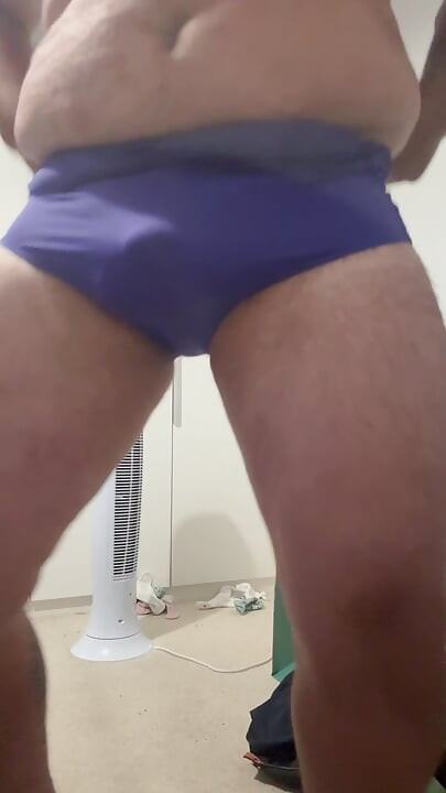 Cock and ball bondage with crocodile clips on nipples and crossdress