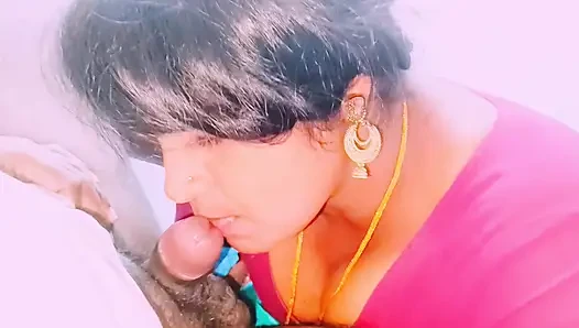 Büyük memeli seksi sari yenge husbend'in üvey erkek kardeşiyle sert sikişiyor. Telugu edepsizce konuşuyor.