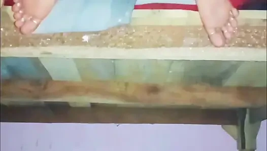At 2 O'clock in the Night, I Fucked Bhabhi's Pussy in Doggy Style and Made Her Squirt.