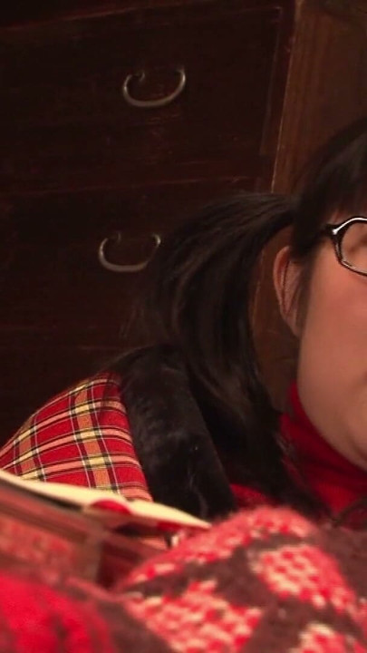 Nerdy Japanese wife dreams of a double creampie by two unknown man | Clip 1