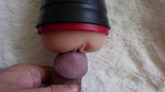 Trying to fuck my pussy toy with my small dick