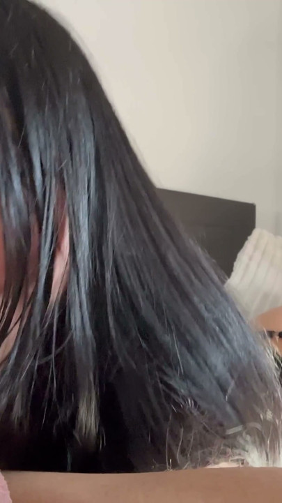 Big ass goth jerks me off with her oiled feet | Clip 2