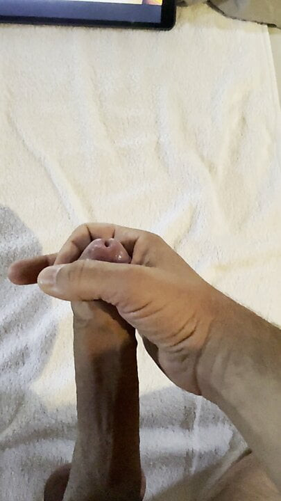 Jerking to a porn video